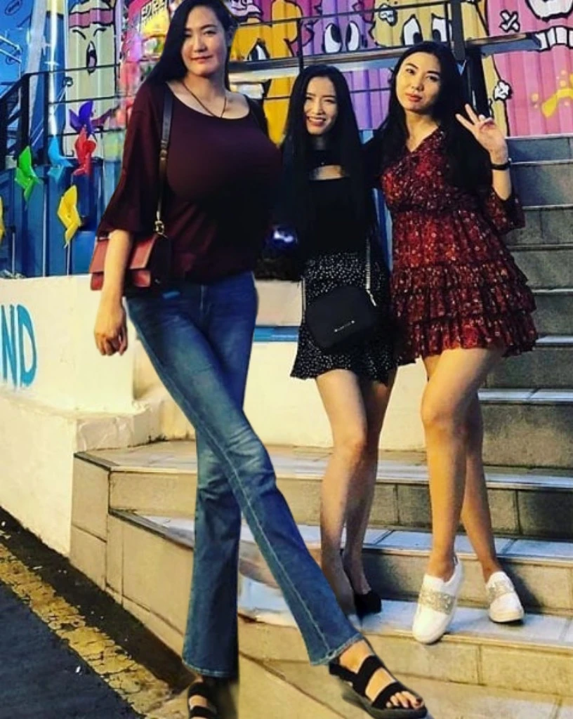 plain baggy shirt, purse, (big giant enormous oversized massive huge colossal breasts:1.5), (gigantic sagging breasts:1.5), (very long thick full hair), (extremely long wavy hair)