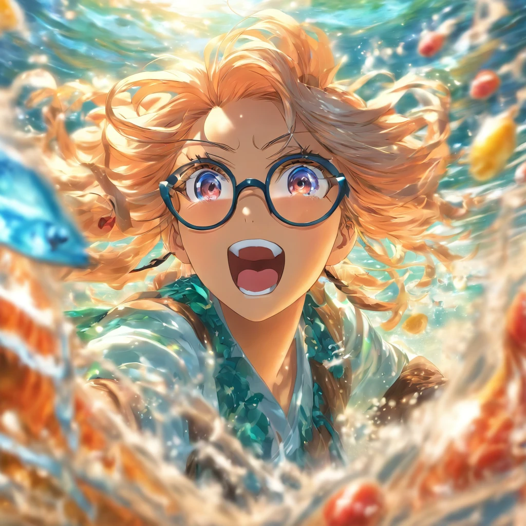 Land of Water　woman　Glasses　liquor