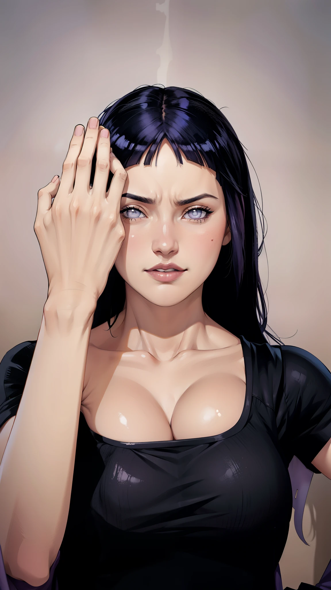Hinata Hyuga, Uma Mulher Indiana Extremamente Realista, muito linda, Indiana, roupas Indians, Maquiagem Indiana,