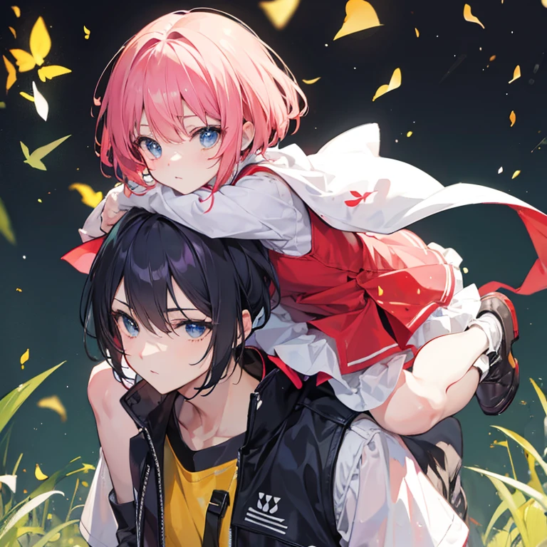 Piggyback ride.