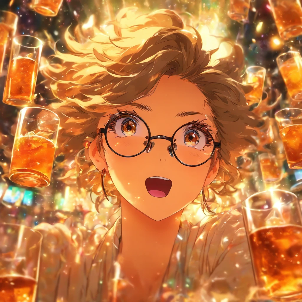 Kitakyushu woman Glasses liquor