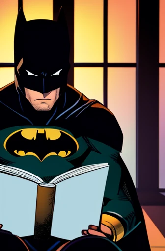 batman estudiando