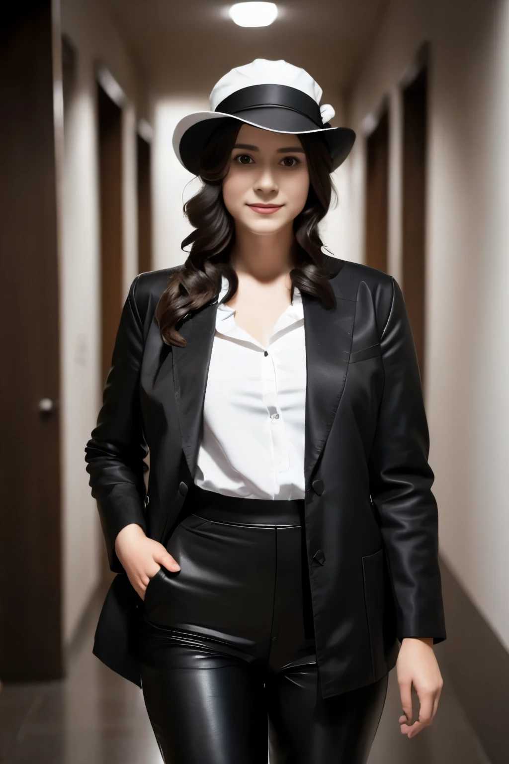 a black and white photo of a woman in a hat and jacket, by Elsie Few, by Josef Capek, by Carlo Carrà, maria panfilova, anna kovalevskaya, by János Valentiny, nadezhda tikhomirova, by Lucia Peka, by Ludwik Konarzewski