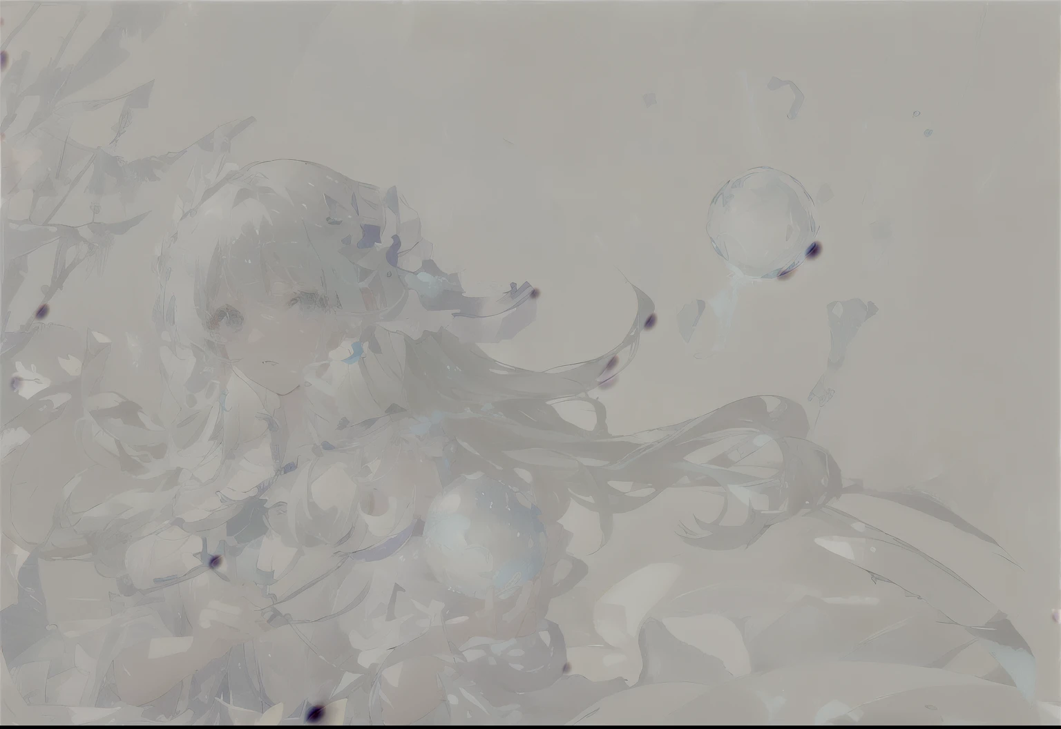 blue illustration gentle water ball technology exquisite HD high quality