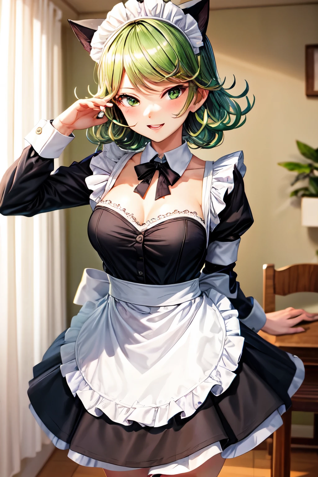 Tatsumaki gato maid sexi