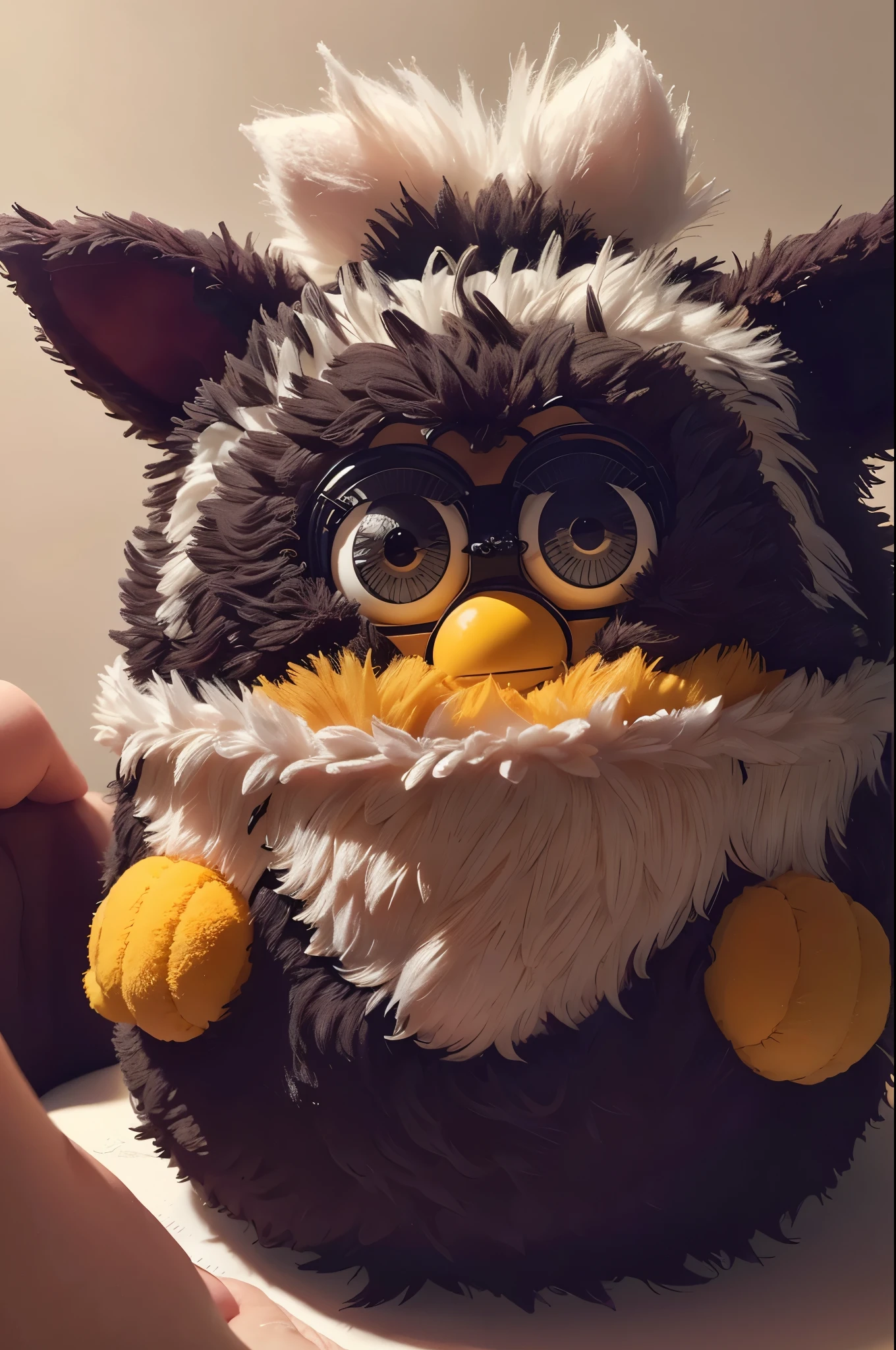 score_9, score_8_up, score_7_up, (a Furby toy:1.2), cute, very fuzzy, (detailed background), rating_safe