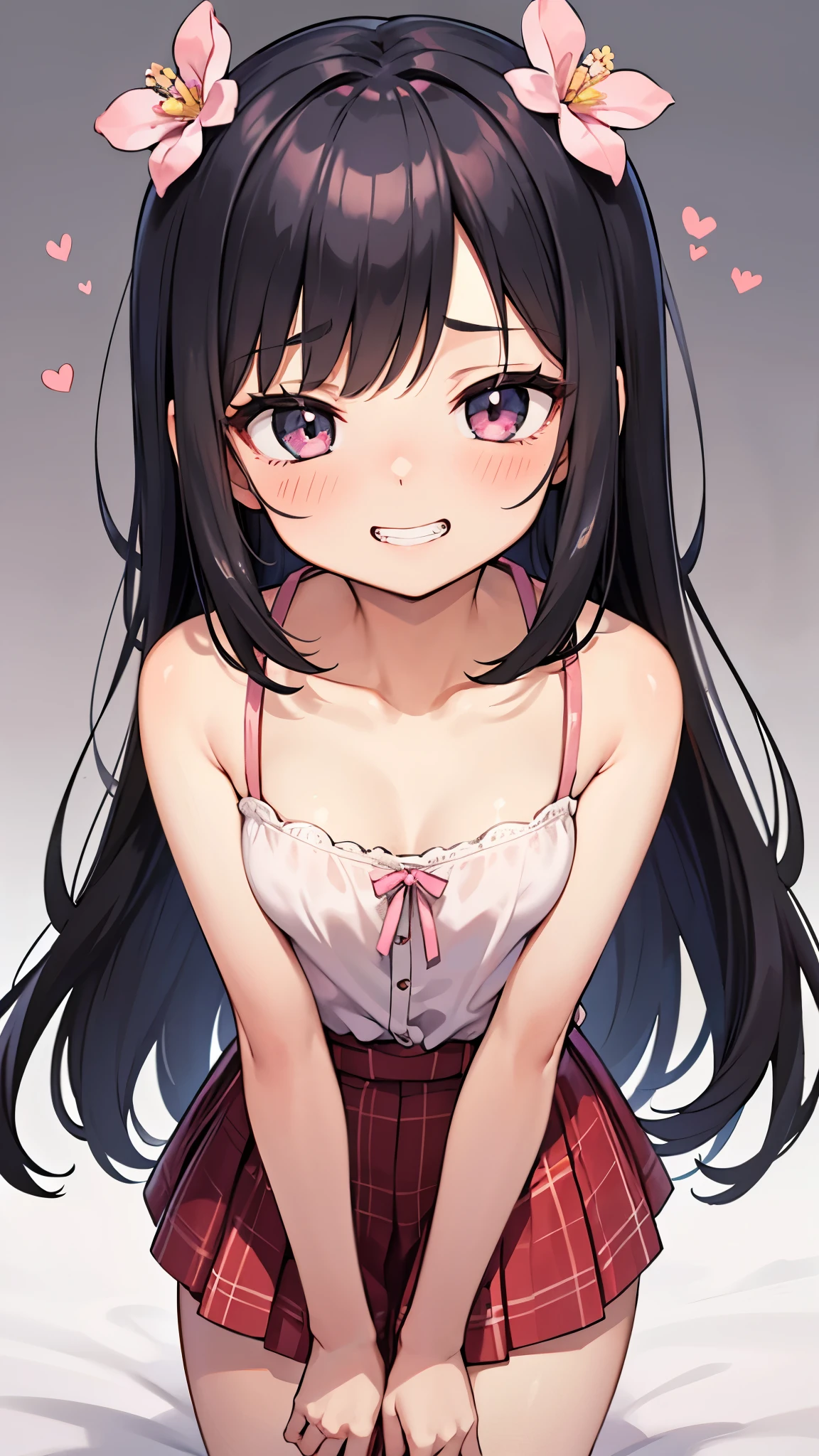 1 juvenile junior idol cute lovable adorable tiny australian middle-school girl energetic, loose hair, shy smile, unique face, blacke hair, immature, childish, acting super shy, delicate, weak, loving romantic vibes, in love, small short height, preparing for mating, dwarf girl noble, short slim legs, mischievous, soft babyfaced gentle happy looking face, carefree, unblemished skin, otaku student president, grin, braids hairstyle, naughty, teasing, awkward short girl, pitite lityle dainty diminutive, shougakusei shoujo, excited, hyperactive girl, skirt, small shoulders, slim arms, acting spoiled, sch0olgirl bangs, 10 years old fashion trendy beautiful beautiful beautiful girl, gentle and attractive beautiful girl, 10 years old, delicate and sexy collarbone, Attractive oval face, double eyelids, smart peach blossom eyes, pink lips, small nose, bare shoulders, ultra high definition, super detail, fresh and impressive