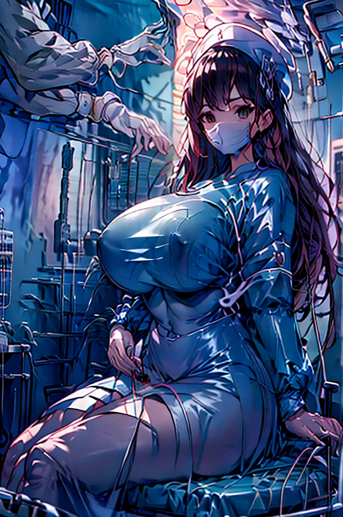 nurse uniform,hospital, latex nurse suit,nurses,busty,elbow gloves,labcoat,black hair woman,white eyes , gigantic ,medical instruments,asian nurse,two nurses,speculum,examination room,oversize ,big ass ,strap on, lay on table ,legs spreaded,giving birth,gyno chair , dentist,Milf,latex,pink uniform