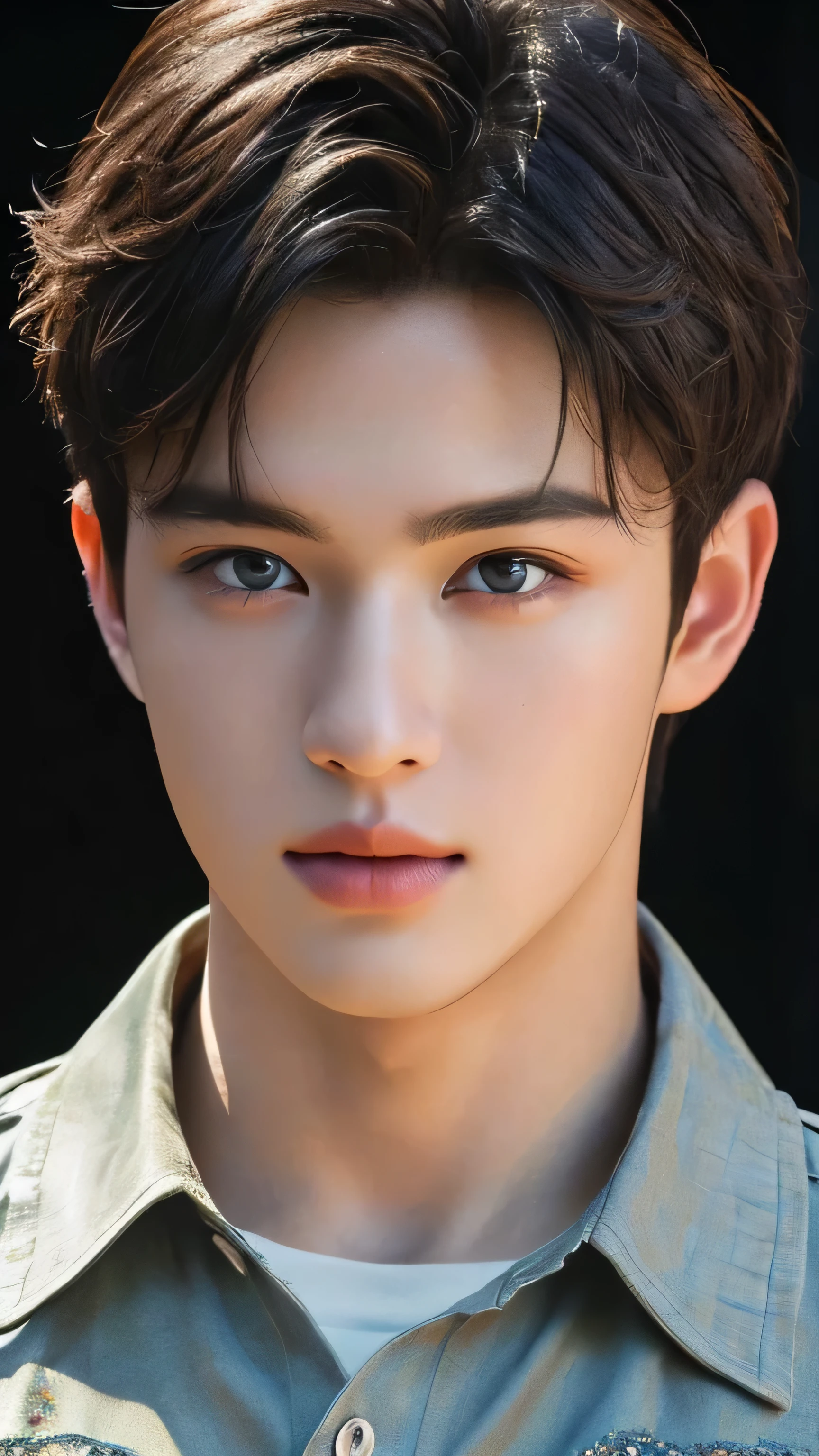 (RAW photo: 1.2), ((photorealistic: 1.4), (masterpiece: 1.3), (best quality: 1.4), ultra-high resolution, (detailed facial features), (detailed clothing features), HDR, 8k resolution, handsome guy, 15 years old, oppav3, (masterpiece, ultra quality, high resolution, 8k, intricate: 1.2), (detailed face: 1.2)