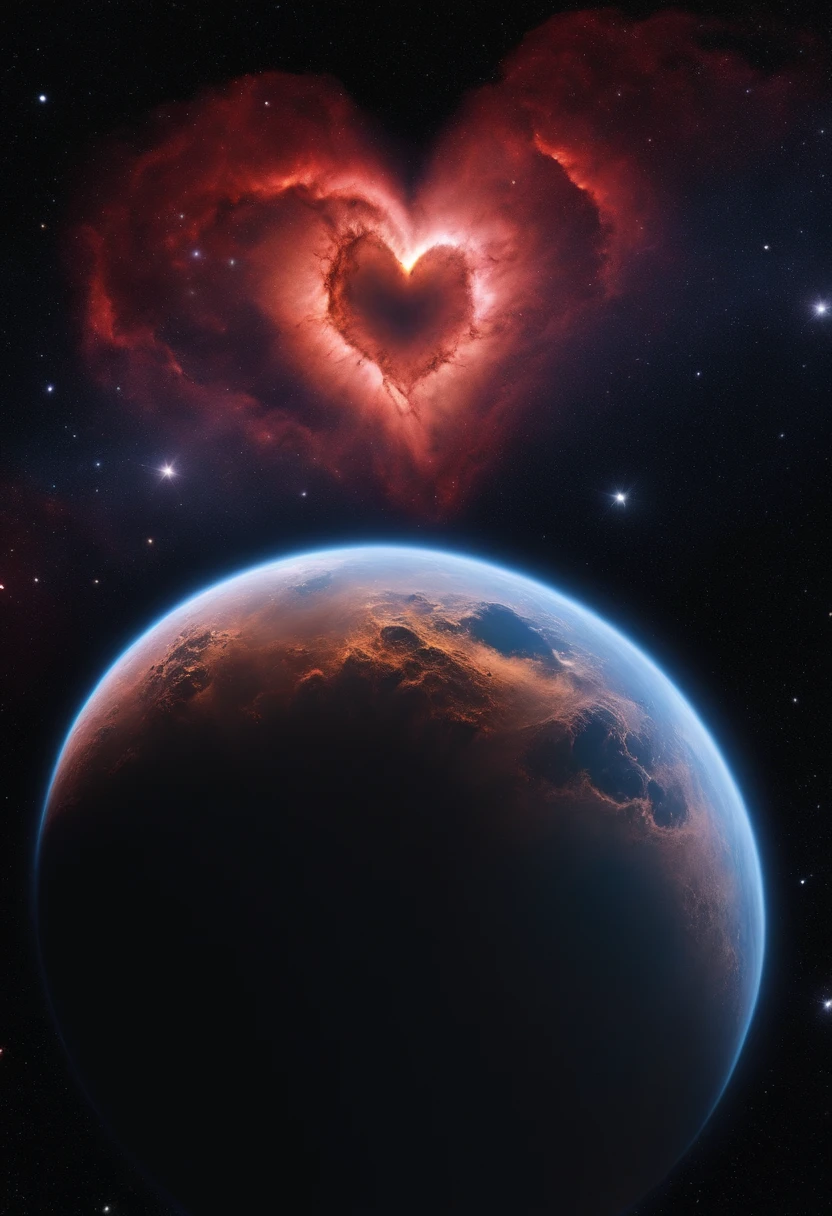 The God's Eye Nebula and the Heart Nebula