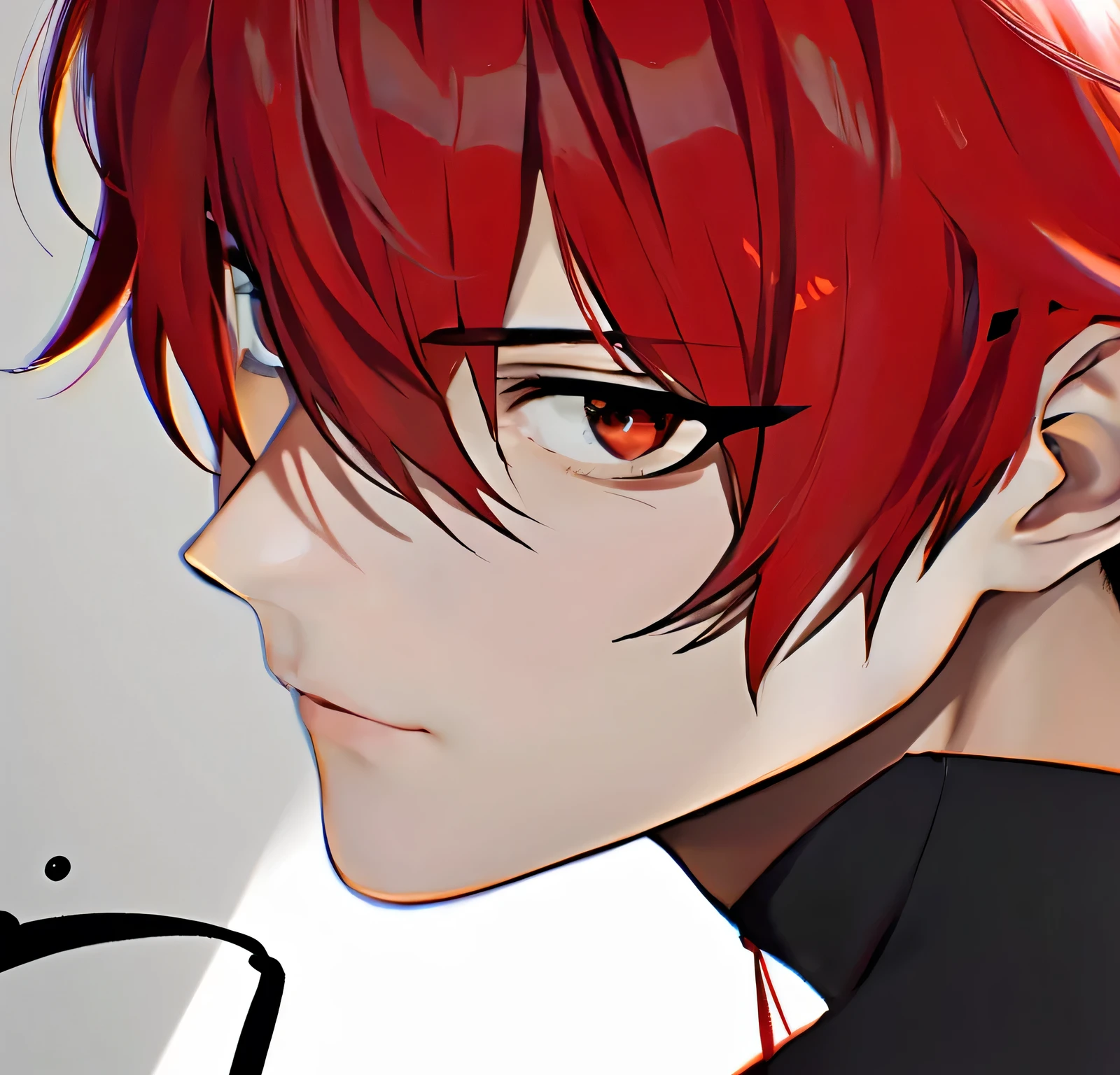 boy - style image of a man with red hair and glasses, orange - haired boy