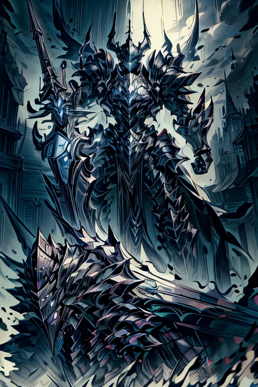 (masterpiece, best quality, perfect face, expressive face), 1boy, (anime), black knight armor, holding a magical lance, (adult), (male), knight helmet, riding a armored horse, golden aura,