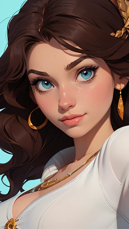 estilo de desenho animado:1.2), Geena Davis s Mulher brasileira desenho ART Artline mulher Imagem cartoon de uma mulher , roupas sensuais , garota super valente destemida , Ilustra??o estilo desenho animadocabelo preto ondulado, estilo de arte dos desenhos animados, estilo de arte dos desenhos animados, digital illustration style, design de personagens altamente detalhado, arte digital detalhada fofa, Fan art horror character design portrait, beautiful curly black hair digital illustration high quality portrait, arte em quadrinhos, retrato do design do personagem, Naked busty woman with medium breasts cartoon style female character Geena Davis mercenary warrior Female character Queen Anna of Arendelle with battle scars Cartoon image of a woman .Ilustra??o estilo desenho animado, estilo de arte dos desenhos animados, estilo de arte dos desenhos animados, digital illustration style, design de personagens altamente detalhado, arte digital detalhada coragem, Forest fan art, Design de personagens de retrato, beautiful digital illustration, retrato de alta qualidade, Arte em quadrinhos, mulher jovem cabelo com transas lindas . Queen Anna of ArendelleBeautiful lined eyes Medium large bust and wonderful sexy clothes. image expression of sexual desire from waist to head illustration Queen Anne of Arendelle