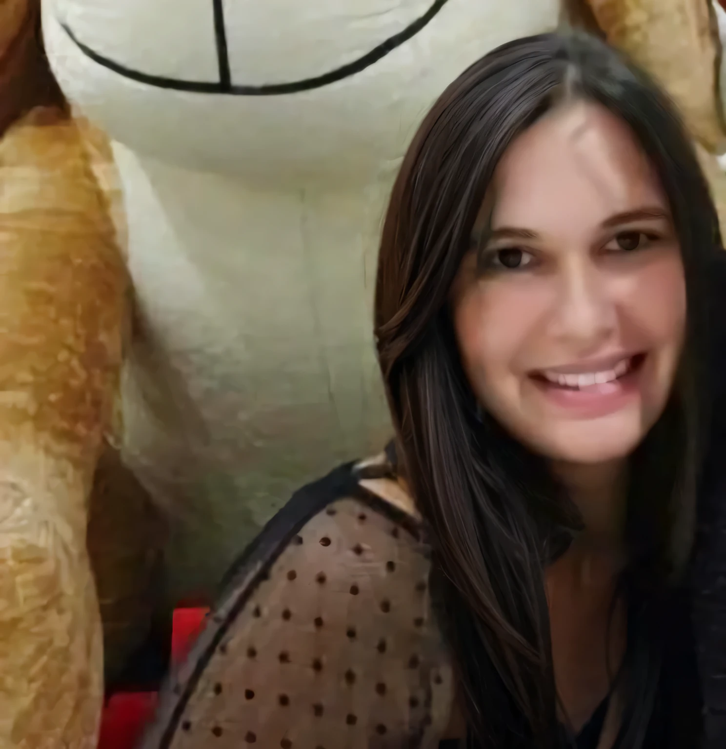 Cabelo longo e escura 