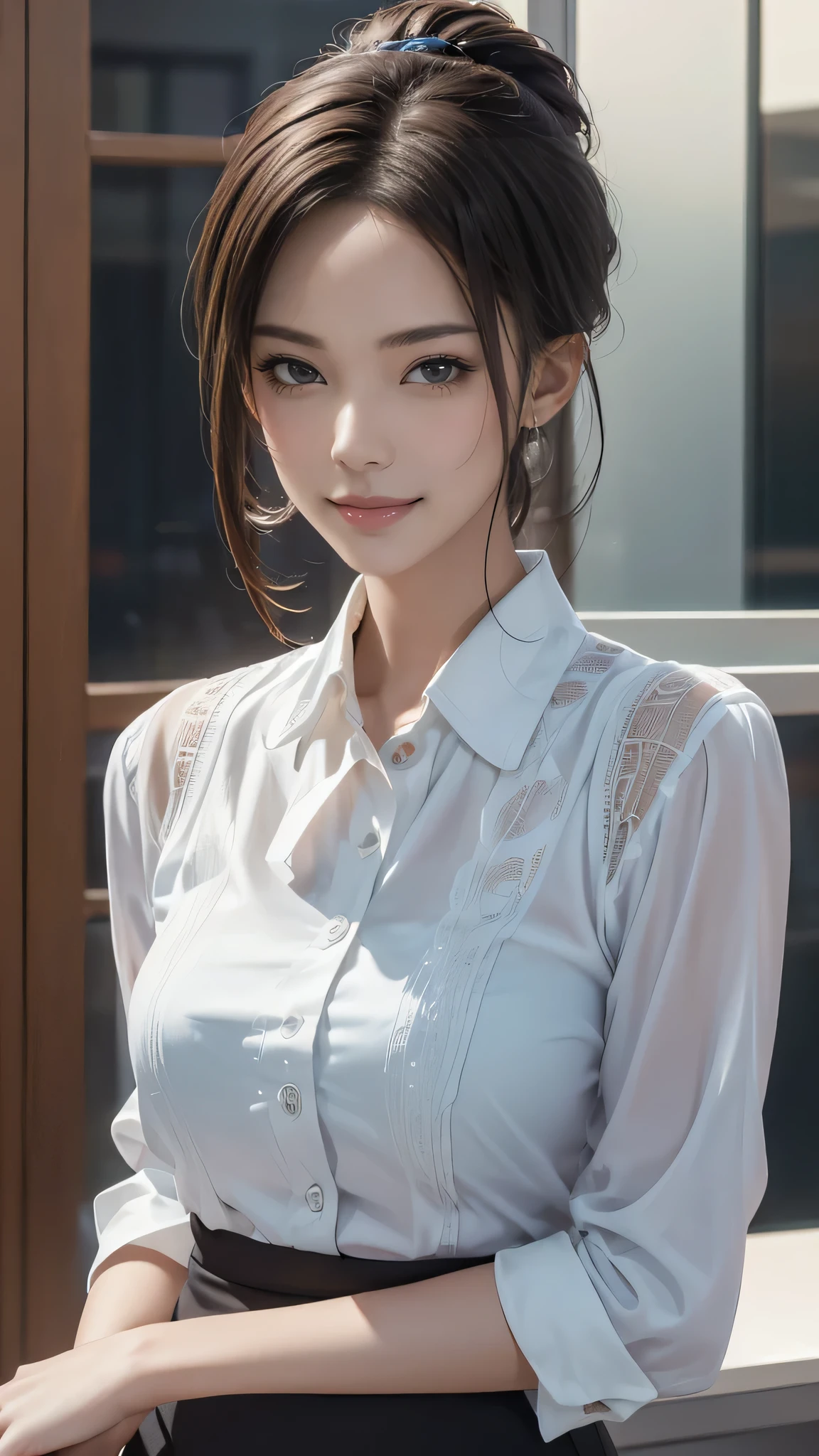 (random office lady fashion),(random pose),(random hairstyle),(Highest image quality,(8K), Ultra-realistic, Best Quality, High quality, High Definition, high quality texture, high detailing, Beautiful detailed, fine detailed, extremely details CG, Detailed texture, realistic representation of face, masterpiece, presence)