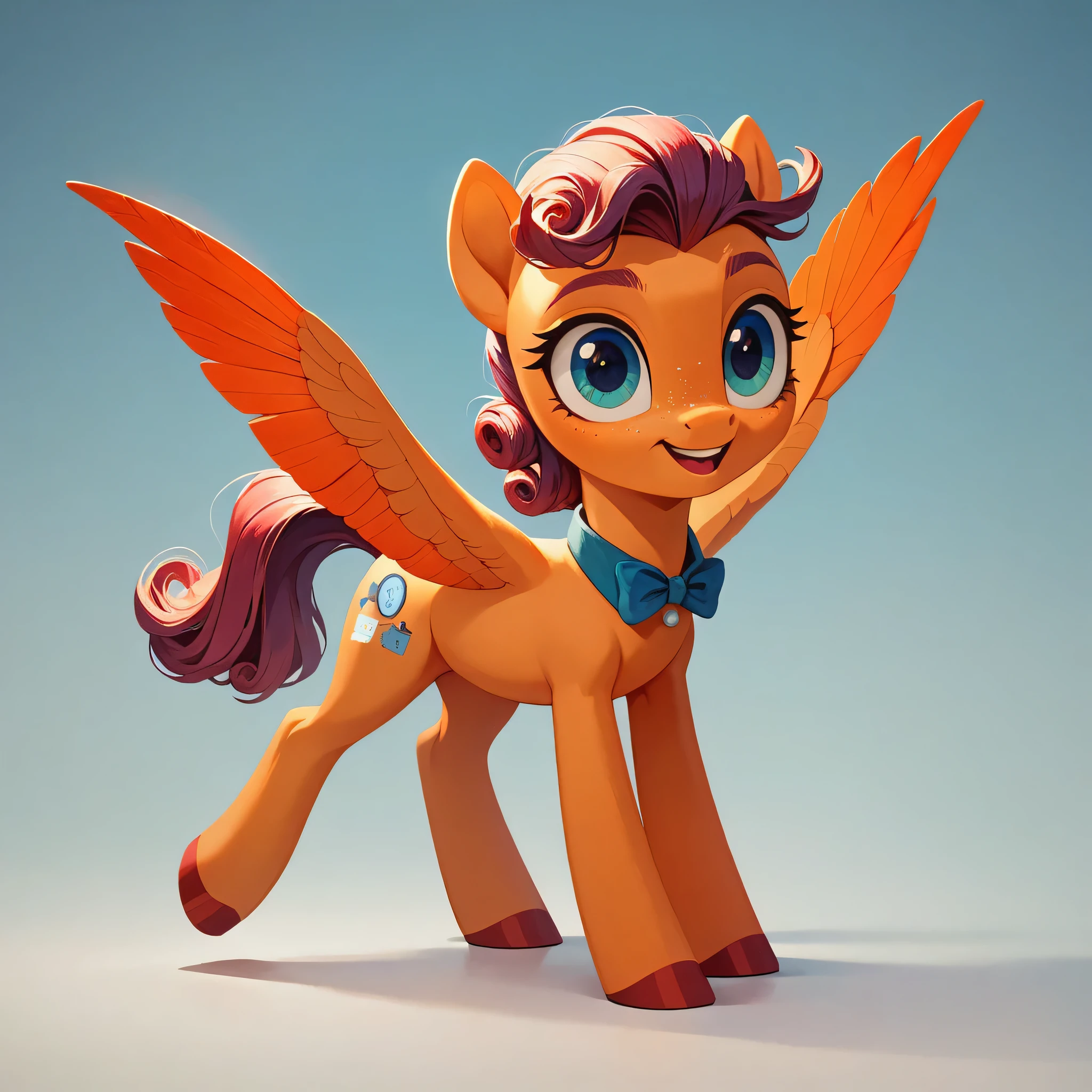 score_9, score_8_up, score_7_up, Fashionable pony, gradient background