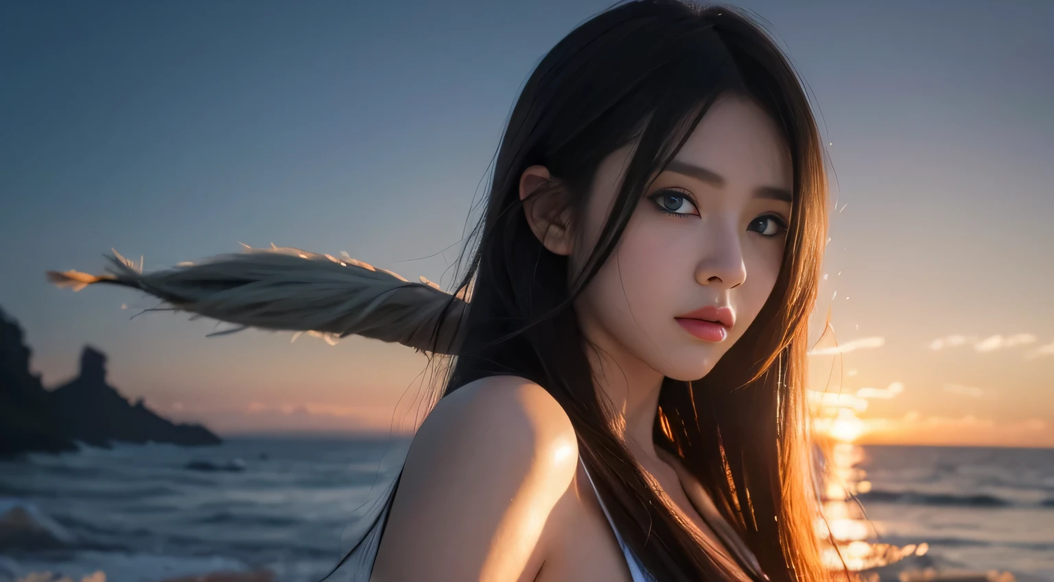 Hair shaking, victory, Long eyelashes, Solid round eye, A faint smile, ears red, direction, Surrealism, shadow, Relief, Stereogram, Standing picture, View, Atmospheric perspective, 8k, Super Detail, precise, best quality，(Blue eyed anime girl pointing with finger:1.1), guweiz, (best quality,4K,Kona sauce wallpaper:1.2), (Anime style artwork:1.1), Popular on artstation and pixiv, from "Girls&#39; Frontline", (4K anime wallpaper:1.1), (4K anime wallpaper:1.1), (4K anime wallpaper:1.1), (Gu Weisz style artwork:1.1)