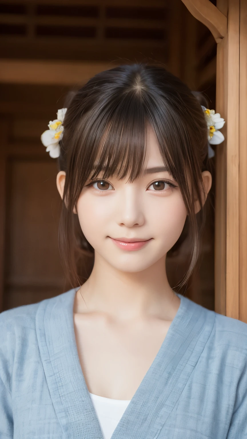 
(Raw photo:1.2), (Photorealistic), Beautiful detailed girl, Very detailed eyes and face, Beautiful detailed eyes, Huge file size, High resolution, Very detailed, Best Quality, [masutepiece:1.6], Illustration, Very detailed, Fine detail, Best Quality, 8K Wallpaper, Movie Lighting, shrine maiden, praying and standing in front of the shrine,   expression of prayer, big eyes, japanese god々Shii Shrine, stone pavement , light smile