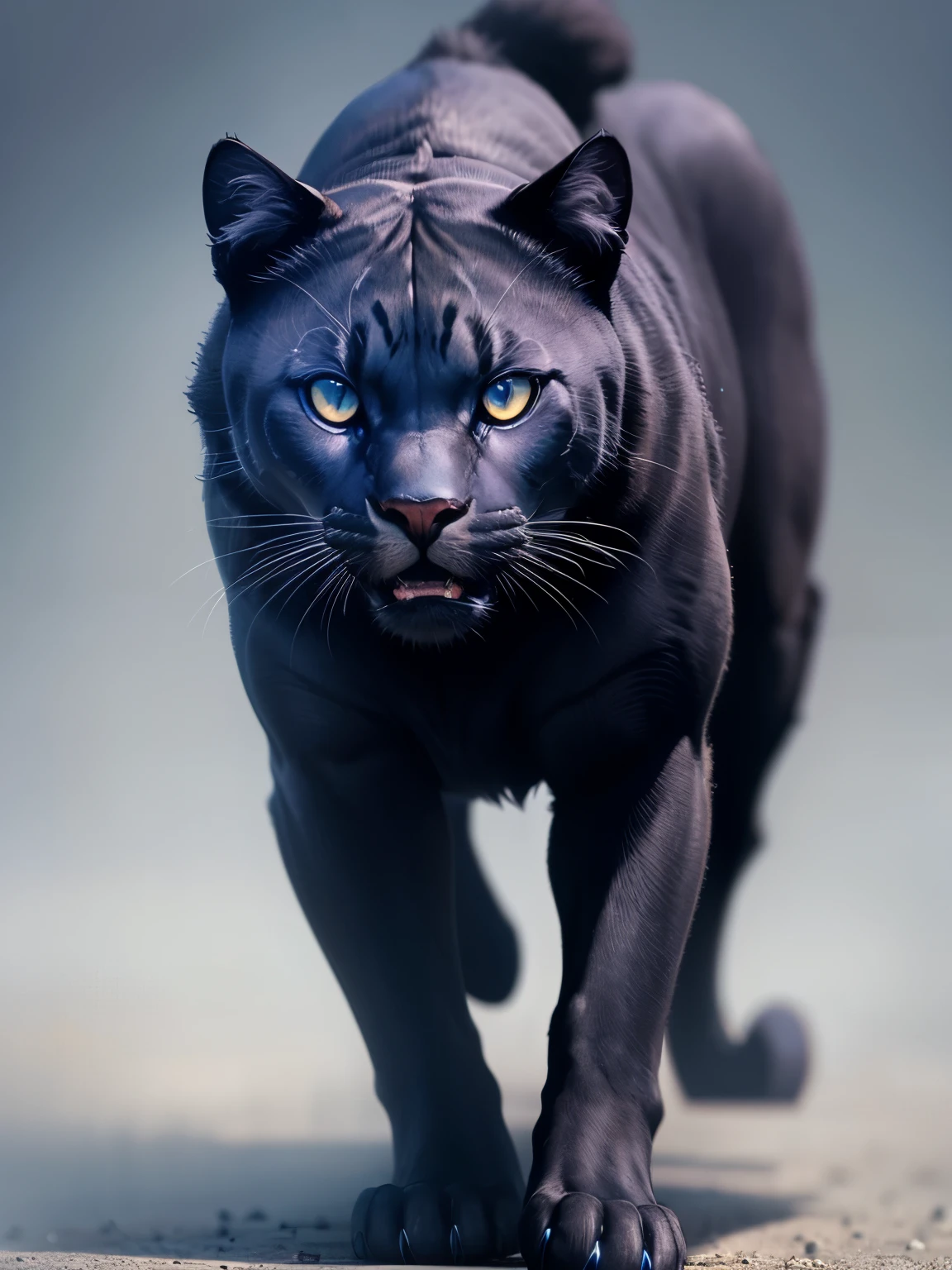 Panther, ultra detailed, high quality, 8k resolution, zoom out