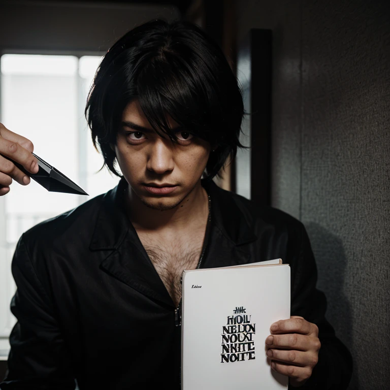 Killer man, hold a death note, (whos next)