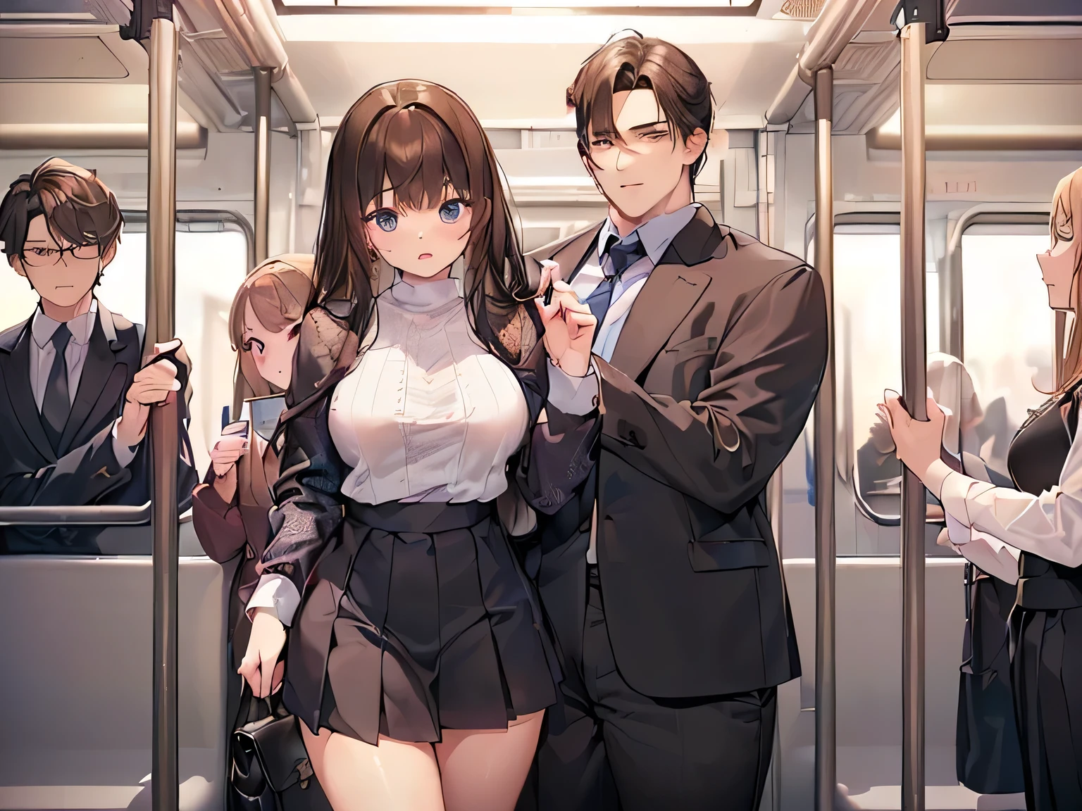 Please make your expression look more comfortable.、