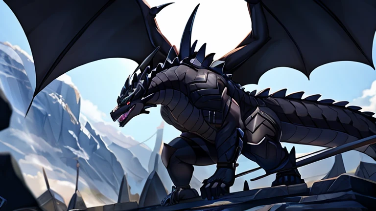 Q version black dragon