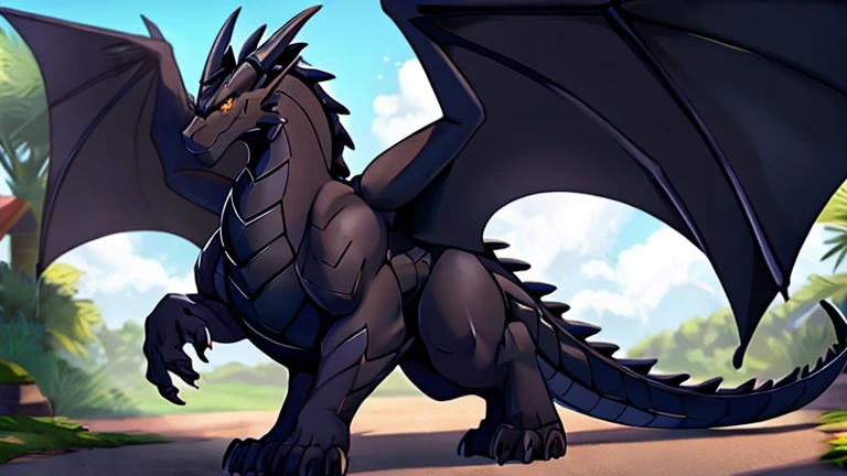 Q version black dragon