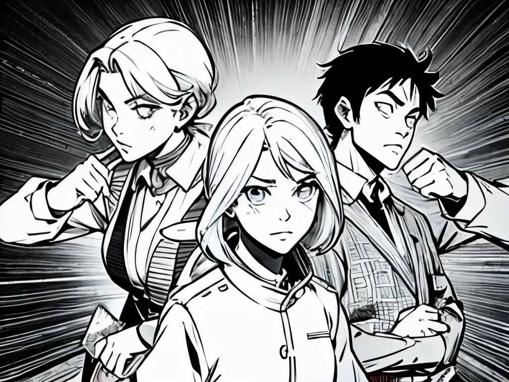 Manga-themed student characters