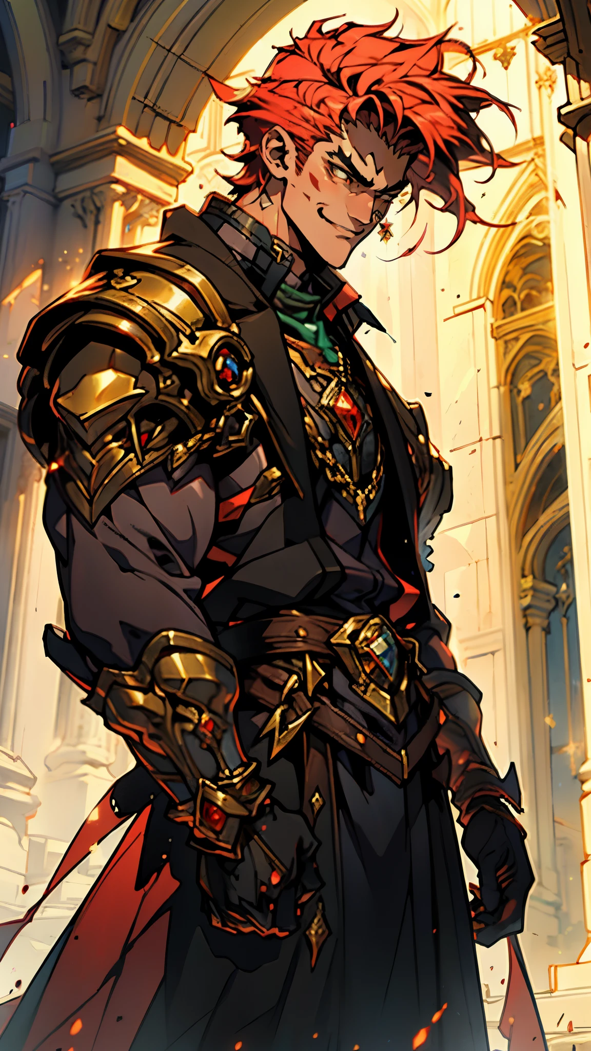 《the original god》Arataki Kazuto , male people,,((Masterpiece)), ((Best quality)), Ultra detailed,((illustration)), Dynamic Angle, Detailed light, (Delicate eyes), Floating, 1boy, Male focus, Head, Clothing, Yellow eyes, necklace, tattoo, (Forehead:0.8), (ahoge:0.8), jewelry, apathy,Ray, chest muscle, Sexy , Venom symbiote for your body, Black mucus of the body , (into venom), Venom,frontage,style of anime4 K, 4K anime wallpaper, Badass anime 8 K, 4 k comic wallpaper, young anime man, Anime boys, Anime wallpapers 4 k, Anime wallpaper 4K, High quality anime art style, Anime moe art style, Anime art wallpaper 8 K, Anime art wallpaper 4 K, RGB lighting