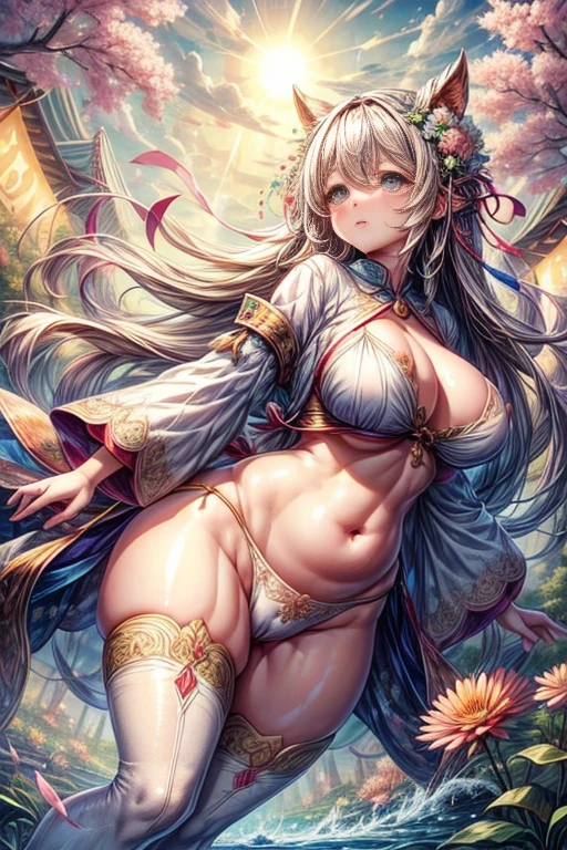 May、Festivals of the Dawn、Streamers、Rural Scenery、beautiful girl、A beautiful girl looking up at the carp streamers,、Camel Toe、Giant tit、Nipple Puffs、Cleavage、Plump、Super big breasts、Super big butt、たくさんのStreamers