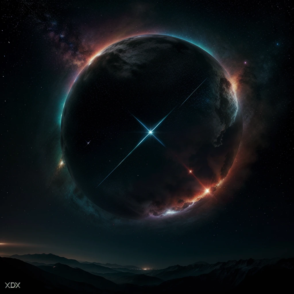 Constellation, Pollux, Gemini, portada de CD, colores morados, espacial, universo