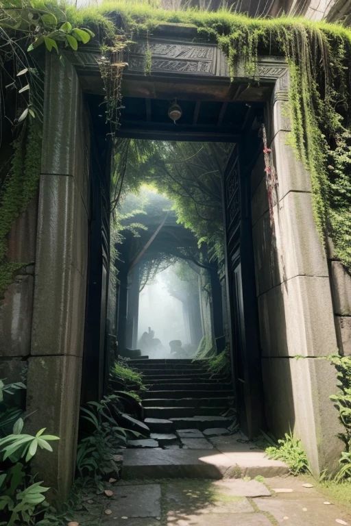 Located deep in the desolate old forest, hidden behind a thick curtain of fog, is a mysterious Eastern tomb, attracts many curious eyes and evokes people&#39;s rich imagination.
This ancient tomb is covered with a dense layer of moss, dyed ancient moss green over time. Ancient trees grow luxuriantly around, cover the sun, making the surrounding space dark and mysterious. The sound of chirping insects blends with the sound of wind rustling through leaves like a mysterious whisper of the secrets buried inside..
The entrance gate to the ancient tomb is exquisitely carved with the image of a majestic dragon and phoenix, bearing the mark of Eastern culture. The gate has worn out over time, Open a small gap leading inside. Bóng tối bao trùm lấy mọi thứ, Only light flickers from the gap creating a gloomy and creepy atmosphere.
Inside the ancient tomb is a maze of dark corridors and secret rooms. The stone wall is covered with moss and dust, Record the marks of time. Strange stone statues and ancient drawings adorn the space with more mystery.
There are rumors that this ancient tomb is the resting place of a powerful king, Buried with priceless treasure. Many explorers risked their lives to search for this treasure, but no one ever came back.
This mysterious Eastern tomb has always been an unsolved mystery, arouse people&#39;s curiosity and desire for adventure. What secrets are hidden inside it?? Treasure传说中的 does treasure really exist?? These questions always make people curious and want to explore.