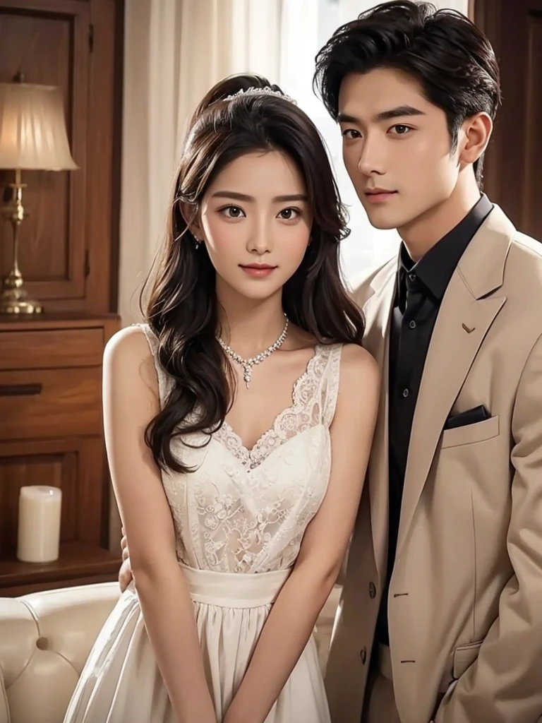 Beauty man and handaome girl