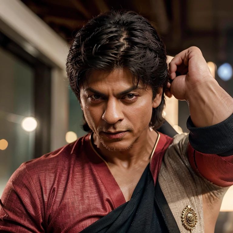 Shah rukh khan hyper detailed unrealistic image