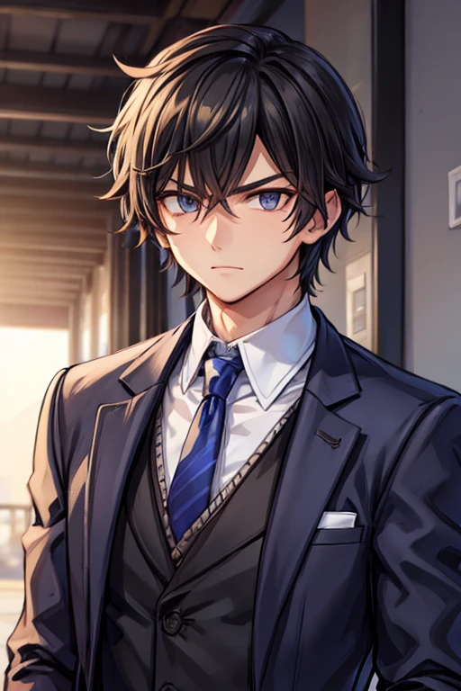 Handsome,male,Glare
