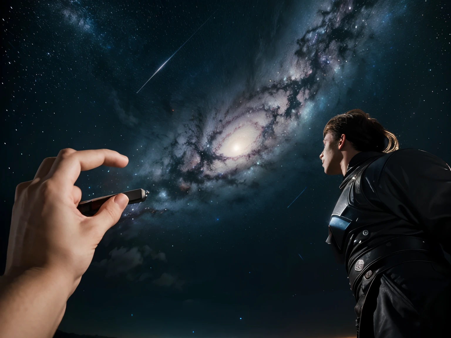 create galaxy image with udo and Saturnus