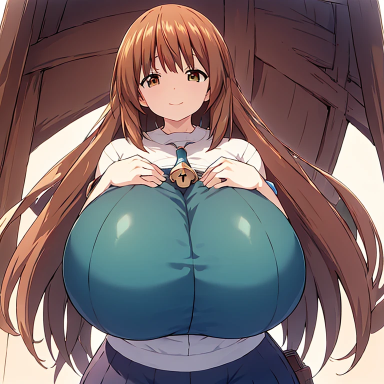 (ultra detailed breast skin texture, ultra enormous gigantic breast expansion, ), (in Kyoto animation style, ), pov