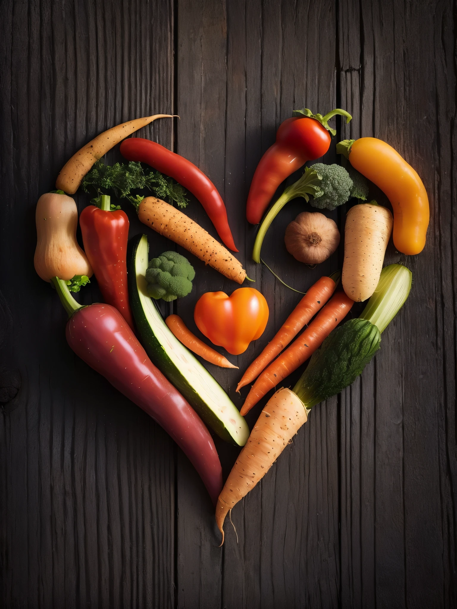 there are many different vegetables arranged in a heart shape, vegetables, vegetables, vegetable, ❤🔥🍄🌪, healthy, Juan O'Gorman, Blog photo, still life vegetables, David Garner, high resolution photo, made from food, John Murdock, Adam Khmelovsky, Marketing photo, organic fertilizer, Jacob Gauermann