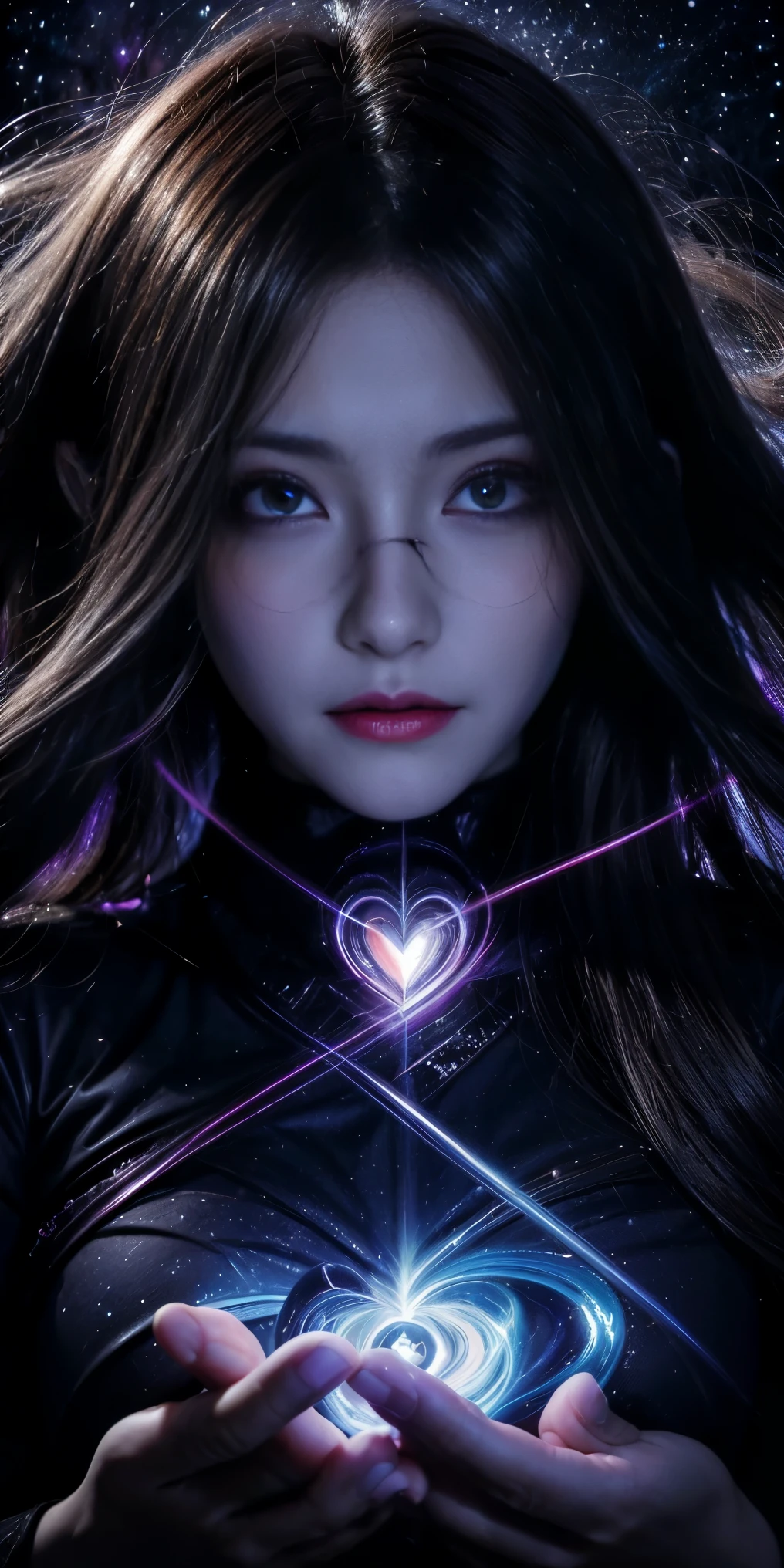 (highest quality,High resolution:1.2),(dark,Threatening:1.1),(Bad luckな:1.1), In the vortex of space,
Heart of a Goth Maiden, Very dark shade.
Her Eyes, Like dazzling fur in a starless haze,
A symphony of despair in their eyes.
Her Mogul Snaps, Mysterious Cemetery,
Think about it, The source of her sadness.
Black hair swaying in the moonlight,
She weaves despair into her dreams.
oh, Her Soul, Shadow'Embrace,
Take me to space.
At each step of the Kelhudelgoring, She summons darkness,
Dance of the Void, Whippler Big Spark.
Her touch is the cold caress of the void,
In her vague existence, I am left confused.
For Love, Bumblewisk, Cosmic Power,
Stars shining in the endless night.
Confusion swirls, Let the emptiness cry out,
Our love is a dazzling dream in the universe.
Gothic Witch of the entire star world,
In your void, I find my soul.
Hypermaximalist, Anime Style, Breathtaking oil paintings, Surreal, Ultra-realistic digital illustrations that mimic the style of oil paintings, Seamlessly blending Alex Grey's psychedelic visionary art with H's biomechanical aesthetic.R. Giger. Great composition, masterpiece, highest quality, (devil,Satan,Lucifer:1.1),(devilish:1.1),(Bad luck,Bad luckな:1.1),(Powerful figure:1.1、Big Breasts、Glasses) 、 ((((Huge glasses, Nerd Glasses, thick glasses, Round Glasses)))),(((Big Breasts)))、(Red eyes glow:1.6)、(Red glowing eyes,Sharp teeth:1.1),(Black wings,thick,shabby:1.1),(hellish landscape:1.1),(fire,sulfur:1.1),(Threatening atmosphere:1.1),(dark shadows,Threatening presence:1.1),(Bad luck clouds,Stormy Skies:1.1),(dark,Spooky atmosphere:1.1),(Bad luck aura,Evil energy:1.1),(dark aura,cigarette:1.1),(Extreme heat,Burning Flames:1.1),(Surreal,Nightmare Visions:1.1),(Predicting the end:1.1),(Twisted corners,Fiery crown:1.1),(Bad luck whispers,devilish laughter:1.1),(Cries of pain,echoing screams:1.1),(Bad luck symbols,Ancient runes:1.1),(Mysterious Relic,dark artifacts:1.1),(Infernal Ritual,Ritual sacrifice:1.1),(devilish minio
