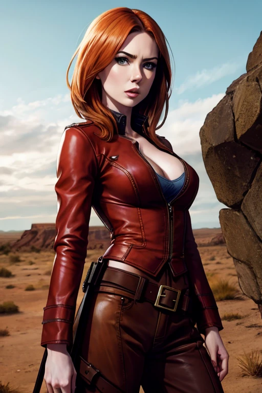 Karen Gillan, cowboy shot