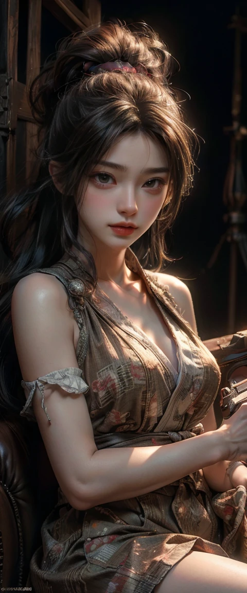 (1 girl:1.3), solo, __body parts__, official art, unified 8k wallpaper, super detailed, beauty and aesthetics, beautiful, masterpiece, best quality, fantastic atmosphere, calm color palette, serene mood, soft shadows, witch priestess, charm spell, amulet, witch duty, bare boobs, bare upper body, bare lower body, big breasts, white transparent clothes, exposed, sexy clothes, transparent clothes, pink, masturbation, sexy expression, few fabrics, tattered clothes, tattered clothes, breasts, face, sexy poses, --auto