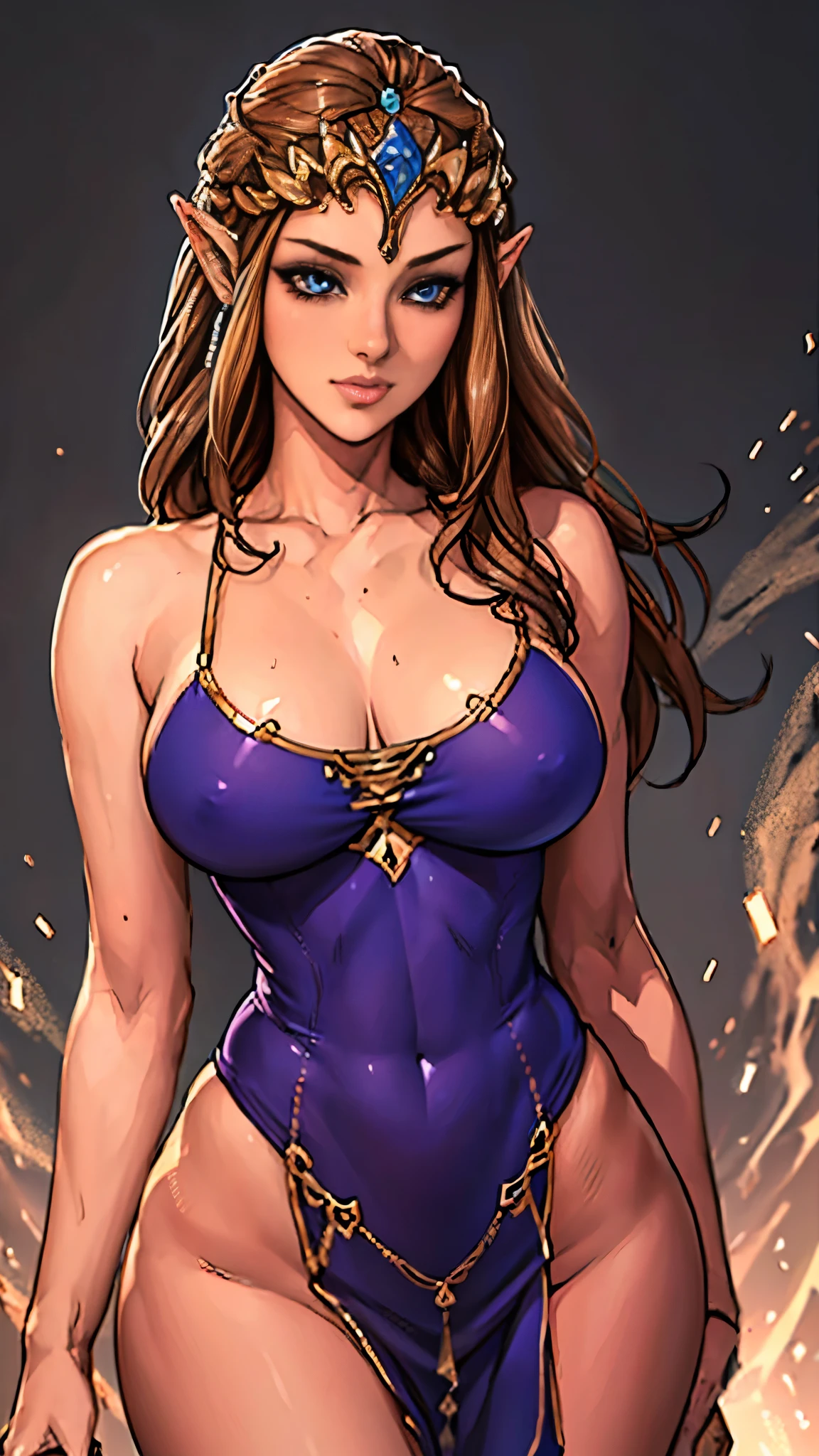 Must Piece, (Solo: 1.1), Perfect Face, (Bright Lighting: 1.2), Beautiful Eyes, Beautifully Detailed Face, Perfect Lighting, Absolutely necessary for the piece, Top Quality, ()MILF, ()Big Tits, 1 on 1, Provocative, Lips, Lips Bold, 8K, High Quality Video, Married Woman,. Beautiful, bright,. 8K, high quality, video, married woman, fair skin, beautiful figure, beautiful face, small face, beautiful line drawing. 8K high quality, high accuracy, princess zelda, beautiful, beautiful figure, small face, full length, twilight princess, beautiful,.Description: beautiful, bright, highlights in eyes, small ears, brown hair, sexy, illustration, beautiful line drawing.She is raising her arms, showing her armpits, simple background, dark background, blue eyes, revealing, losing, embarrassing expression, depicting from head to belly, school swimsuit, swimsuit outfit,