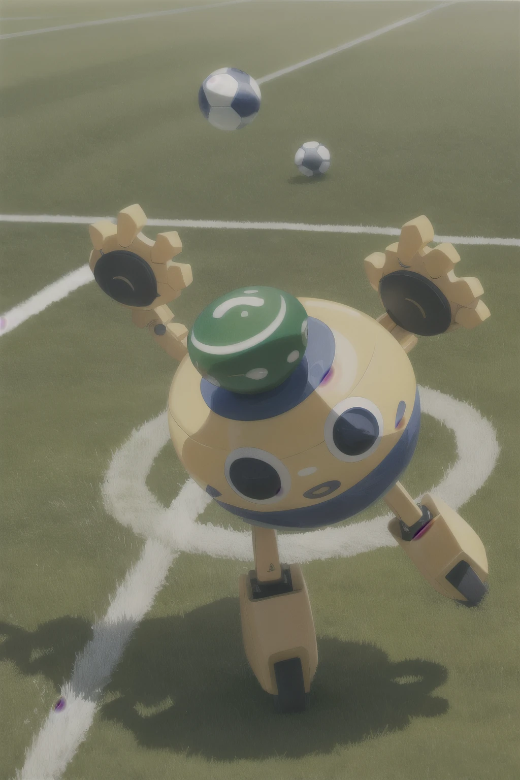 obra de arte, Maximum quality, 4K resolution,
espetacular, cena de outro mundo, robot football player, no campo de futebol espacial,eus mesmos, Planeta Saturno, A luz dourada do sol, campo verde vibrante, realista, playful interaction, aliens, tiro distante, aerial view Imagine a breathtaking landscape, Maximum quality masterpiece of a robot football player in action on a 4K resolution, campo de futebol espacial sobrenatural. The Planeta Saturno looms large in the background, banhado pela luz dourada do Sol. O campo verde abaixo do campo de futebol adiciona um toque de cor a esta cena surreal. The precise movements of the robot player, muito surrealista, muito detalhado.