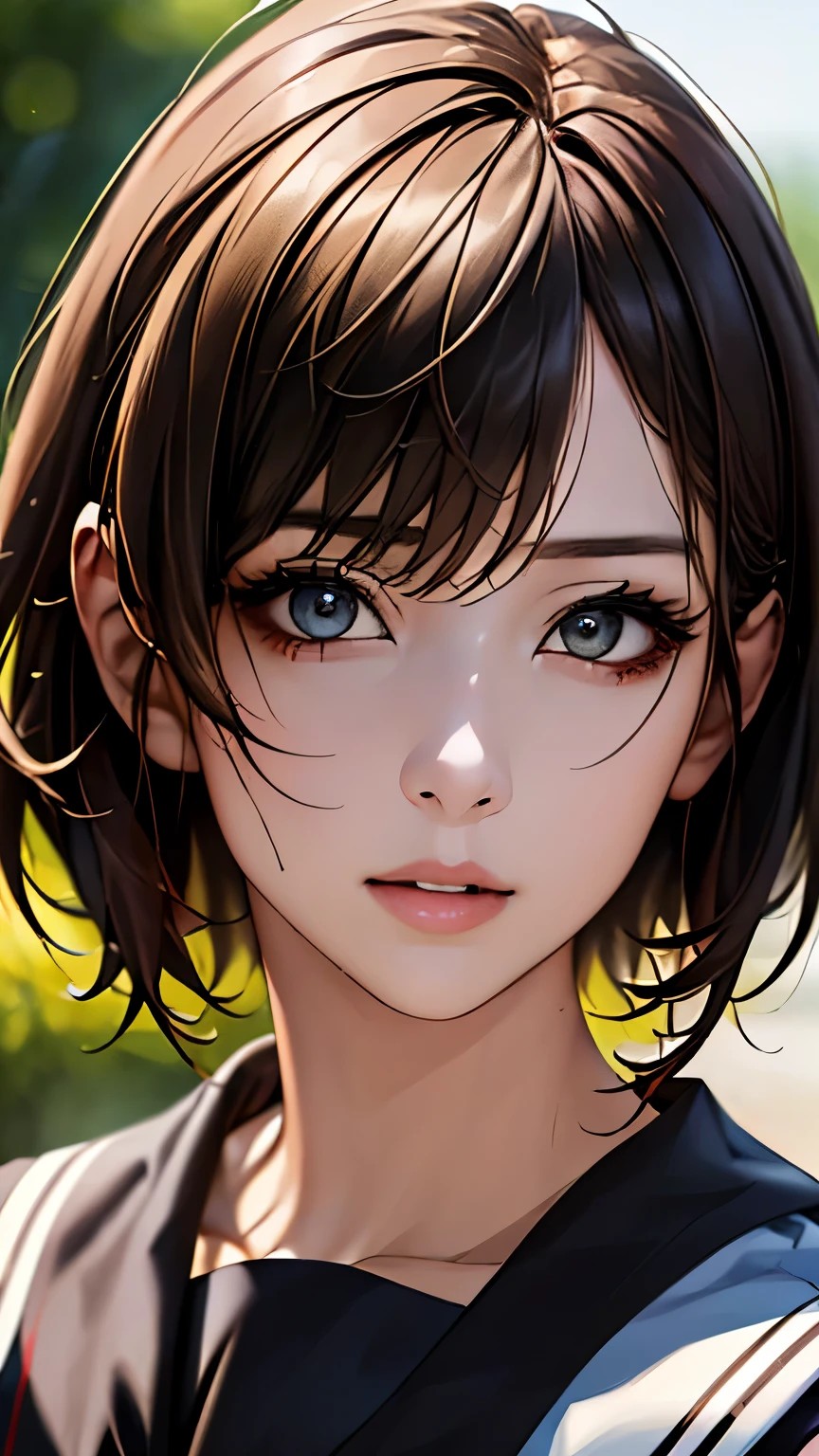 (hig彼st quality、8k、32k、masterpiece)、(Realistic)、(Realistic:1.2)、(High resolution)、Very detailed、Very beautiful face and eyes、1 girl、Delicate body、(hig彼st quality、Attention to detail、Rich skin detail)、(hig彼st quality、8k、Oil paint:1.2)、Very detailed、(Realistic、Realistic:1.37)、Bright colors、Full Body Shot, (schoolgirl:1.6, Sailor suit), short hair, Blonde Hair