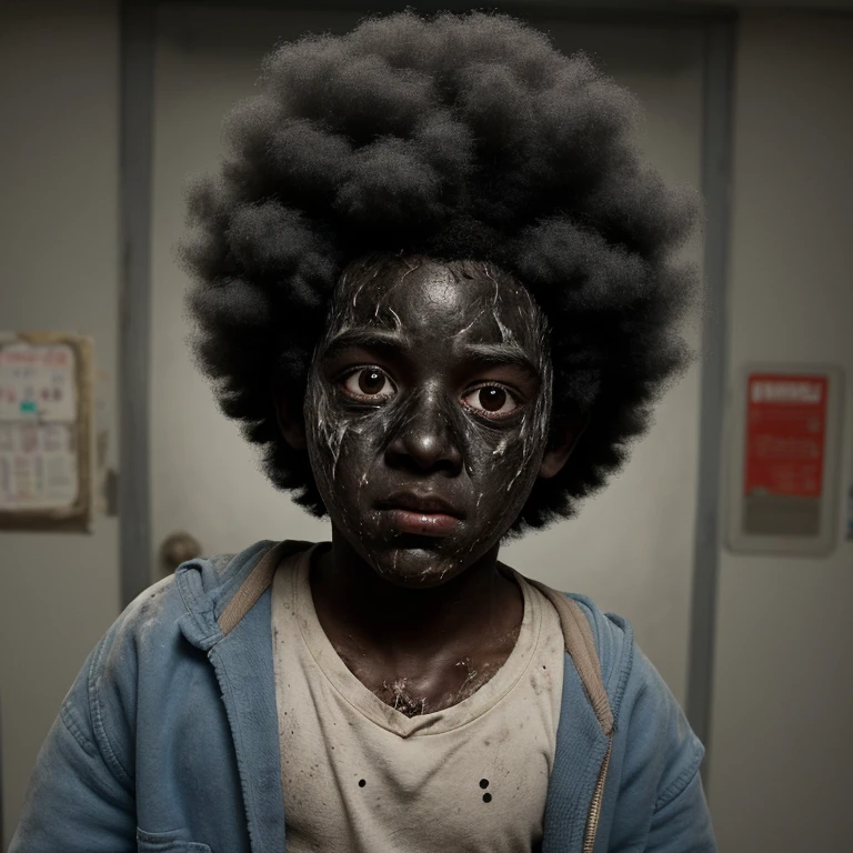 A comedy film about an elementary school boy who ends up covered in soot after an experiment goes wrong at school and explodes, leaving him with an afro.