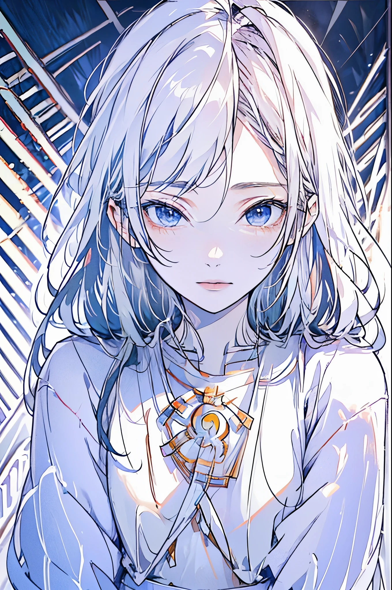 ((Biologically correct limb count))、(( Illustrations including faces))、4K、((Standing posture))、Masterpiece、((Focus on the face))、((Symmetrical, well-proportioned facial features))、Eyes with delicate depictions、Beautiful woman、Outstanding style、Beautiful clavicle、Beautiful legs、Beautiful Hands、Slender Body、Detailed depiction of faces、(shirt、skirt)、jungle、Droopy eyes、Illustration of a face seen from the front at an angle、