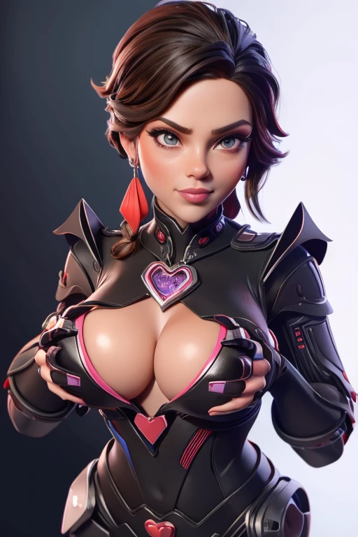a heart shaped object with your hands, con sus manos, digital art emoji collection, 3D icon for mobile games, bonito 3 d render, hecho de sustancia pegajosa negra suave, Love and Robots, Nuevo emoji de morderse el labio, Toon render keyshot, Heart of the Internet, emojis de discordia, ranchero de lima, Eyes of the heart, , amar + Robots