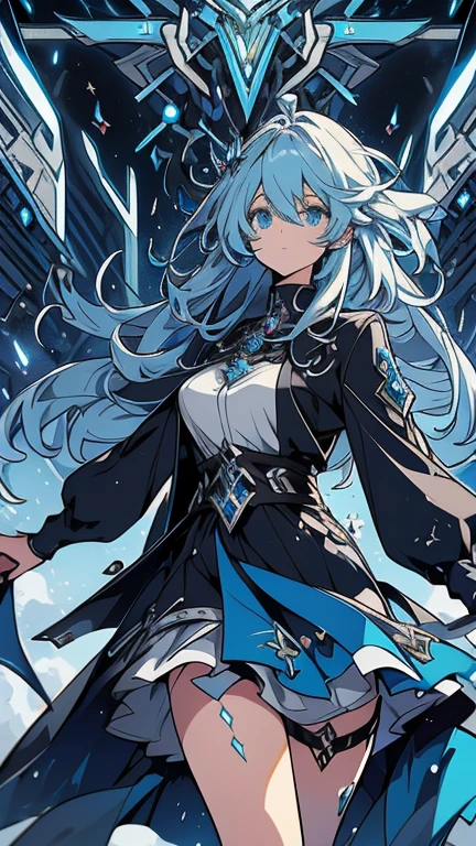 Certainly!

Name: Aurelia Stormcaller
Appearance: genshin impact,Aurelia has long, stormy hair streaked with silver and blue, reminiscent of lightning dancing across the sky. Her piercing azure eyes reflect her adventurous spirit, sparkling with curiosity and determination. Casual dressing. 