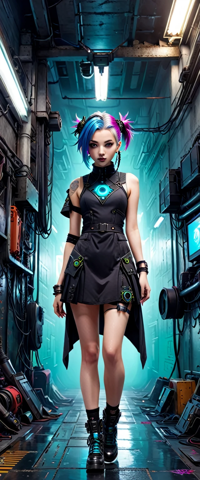 ((ultra gran angular x0.5:1.5, Camera bottom view, Pin en Cybergoth:1.5)), ((autofoto:1.4, young Pin en Cybergoth, wearing Pin en Cybergoth clothing, varios colores vibrantes y adornos: 1.3)),((paisaje industrial, impresionante, Vista de 360 grados: 1.5)), ((perfecto: 1.3, meticulosamente detallado: 1.3, impecable, High Definition: 1.4, cinematographic: 1.4), ((Obra maestra)), (hiper detallado: 1.4), (fotorrealista: 1.4), epic, atardecer: 1.4, 32K.