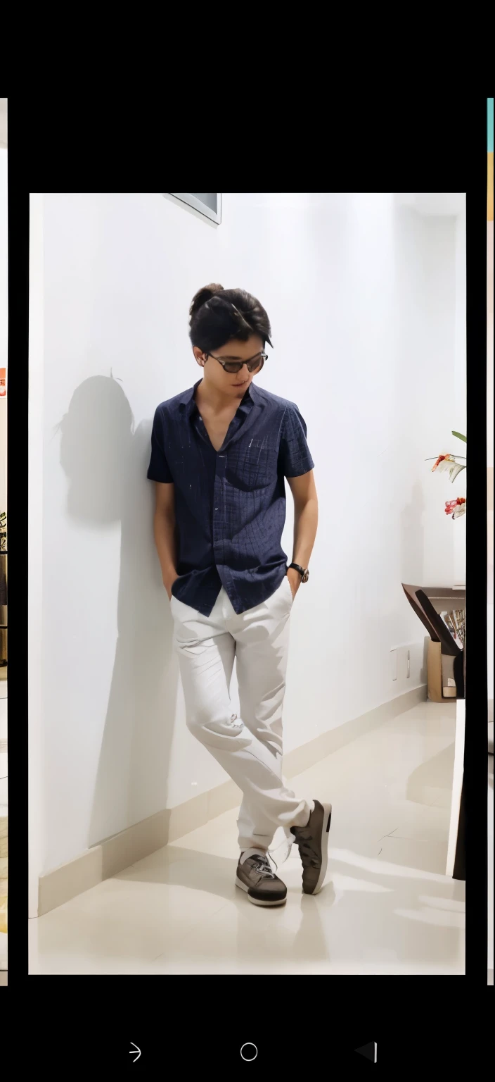 Wear white shoes